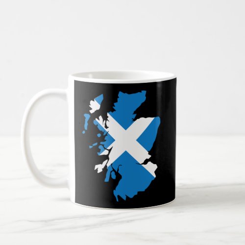 Scotland Map Flag Hoodie Coffee Mug