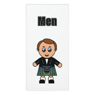 Scotland Mens Toilet Sign