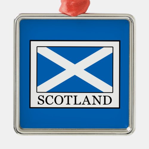 Scotland Metal Ornament