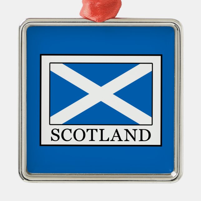 Scotland Metal Ornament (Front)
