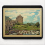Scotland Mouse Pad Castle Vintage Travel
