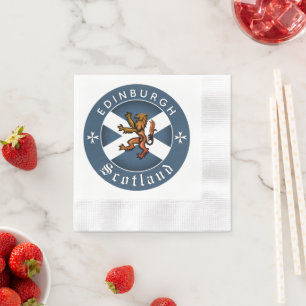 Scotland Napkin, Rampant, Edinburgh, Scottish Flag Napkins