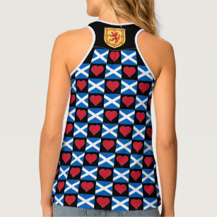 Women's Scotland Flag Tank Tops