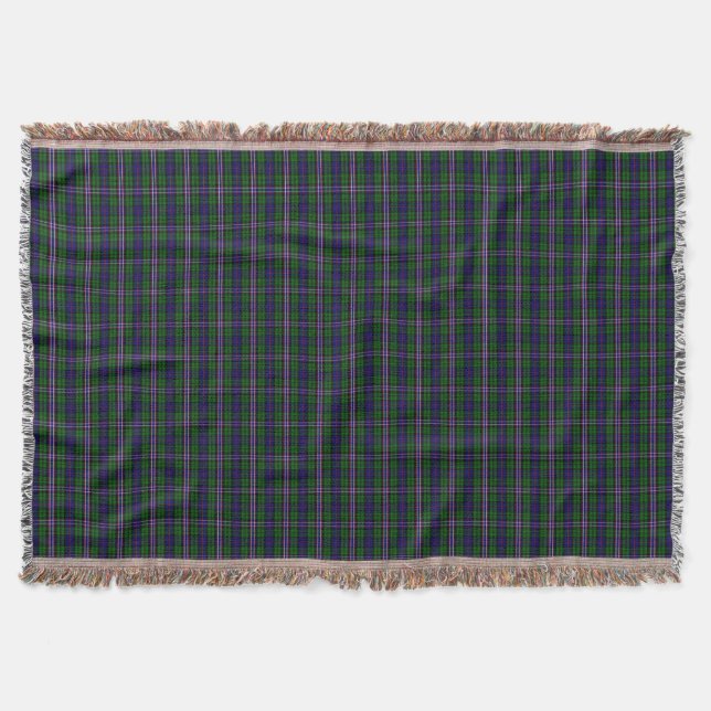 Scotland National Tartan Throw Blanket (Front)