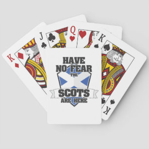 Scotland No Fear Scots Are Here Scottish Family Poker Cards