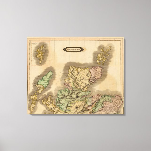 Scotland northern canvas print (Front)