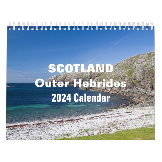 Scotland Outer Hebrides 2025 Calendar (Cover)