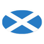 SCOTLAND OVAL STICKER