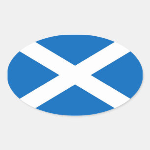 SCOTLAND OVAL STICKER