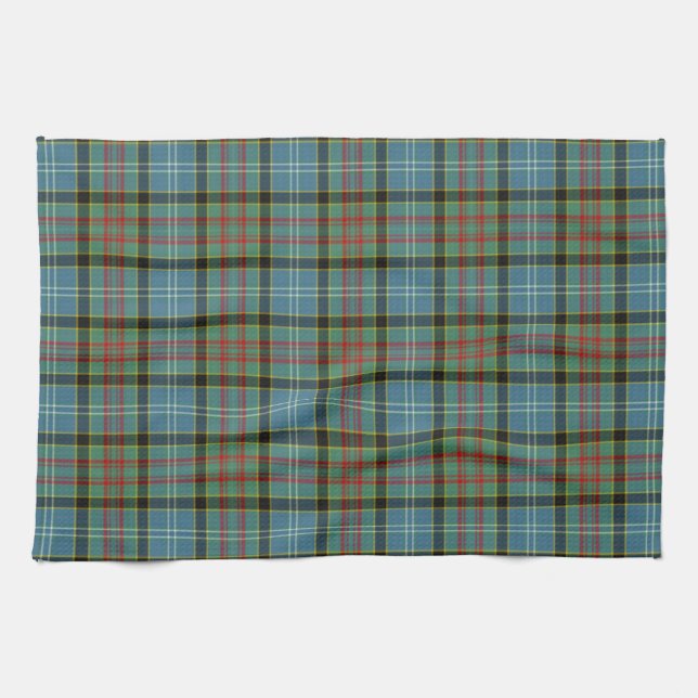 Scotland Paisley District Tartan Kitchen Towel (Horizontal)