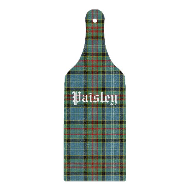 Scotland Paisley District Tartan Personalized Cutting Board (Front)