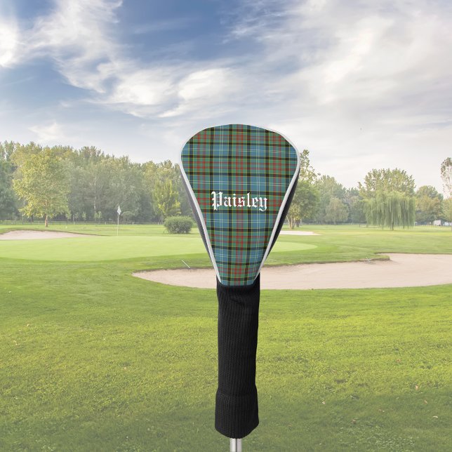 Scotland Paisley District Tartan Personalized Golf Head Cover (Creator Uploaded)