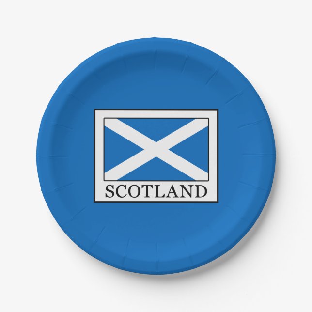 Scotland Paper Plates (Front)