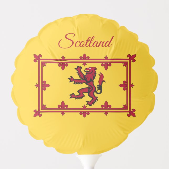 Scotland Patriotic Balloon, Rampant, Scottish Flag Balloon (Front)
