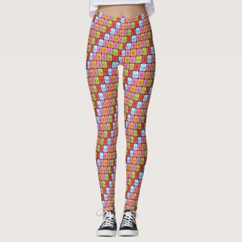 Scotland patriotic periodic table leggings 10