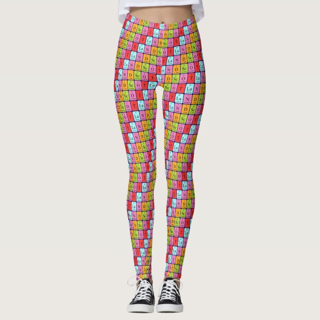 Scotland patriotic periodic table leggings (13) (Front)