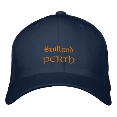 Scotland  PERTH fashion  Scottish Patriots Embroidered Baseball Cap