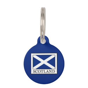 Scotland Pet Name Tag