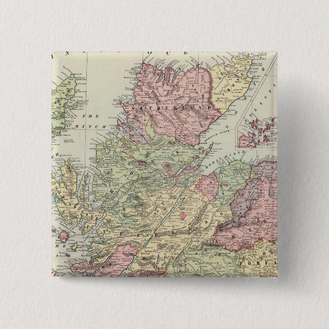 Scotland Pinback Button (Front)