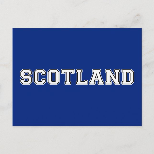 Scotland Postcard (Front)