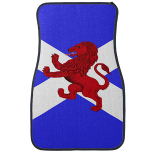 Scotland Rampant lion, Andrew's flag, emblem Car Floor Mat