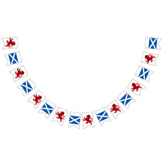 Scotland Rampant lion banner, St. Andrew's flag