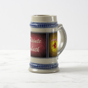 Scotland, Rampant lion, flag, Slainte Mhath Beer Stein