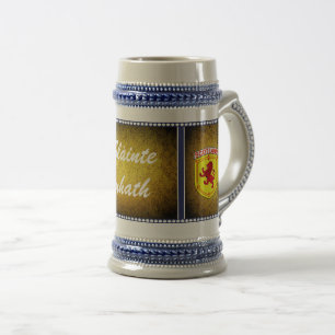 Scotland, Rampant lion, flag, Slainte Mhath Beer Stein