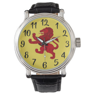 Scotland Rampant lion from ancient Scottish flag Watch