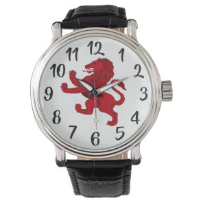 Scotland Rampant lion from ancient Scottish flag Watch