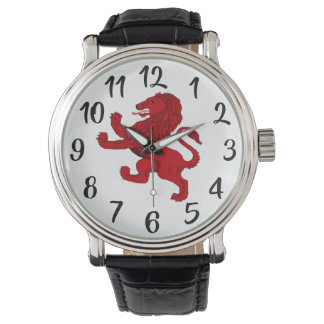 Scotland Rampant lion from ancient Scottish flag Watch