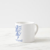 Scotland Rampant Lion Mug, Scottish Heritage Espresso Cup (Front Right)