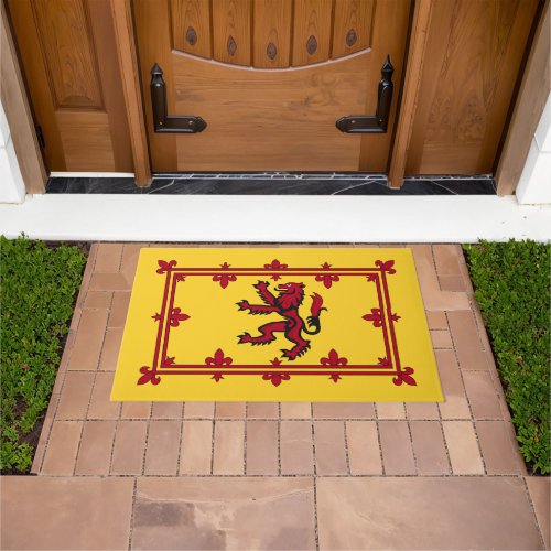 Scotland Rampant Lion Scottish Flag house mat