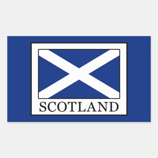 Scotland Rectangular Sticker (Front)