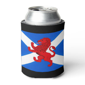 Scotland red Rampant lion St. Andrews flag Can Cooler