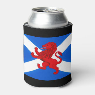 Scotland red Rampant lion St. Andrews flag Can Cooler