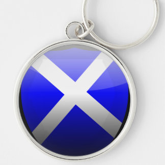 Scotland Retro Glass Keychain
