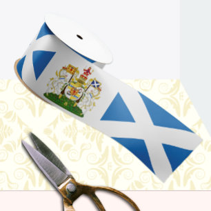 Scotland Ribbon, Emblem, patriotic, Scottish Flag Satin Ribbon