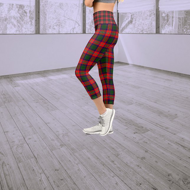 Scotland Roxburgh District Tartan Capri Leggings (Creator Uploaded)
