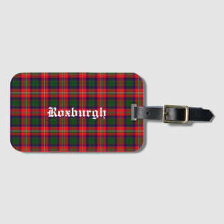 Scotland Roxburgh District Tartan Personalized Luggage Tag