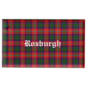 Scotland Roxburgh District Tartan Personalized Place Card Holder