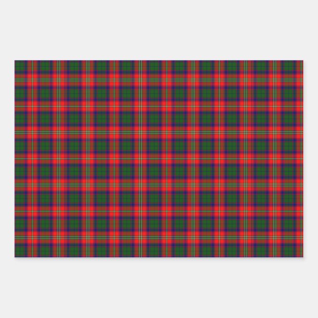 Scotland Roxburgh District Tartan Wrapping Paper Sheets (Front)
