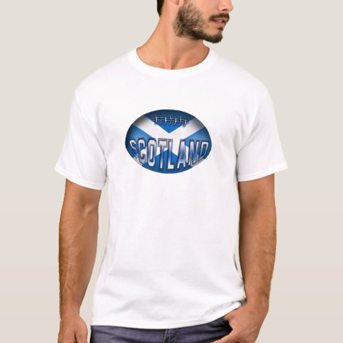 Scotland Rugby Ball T_Shirt