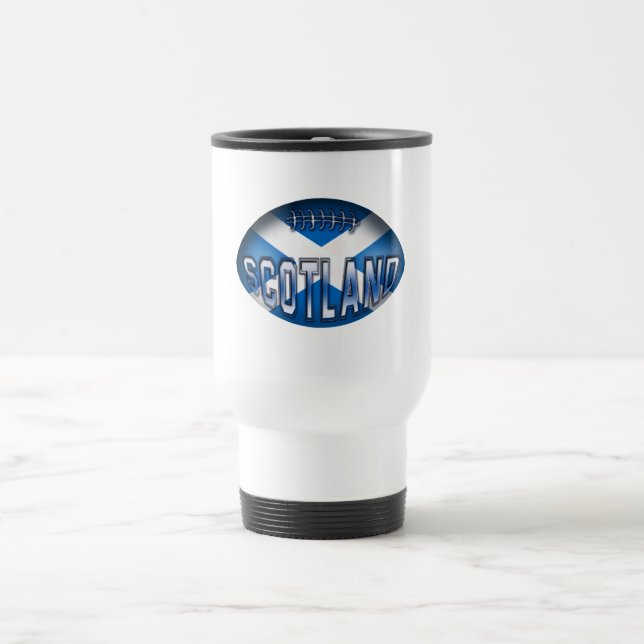 Scotland Rugby Ball Travel Mug (Center)
