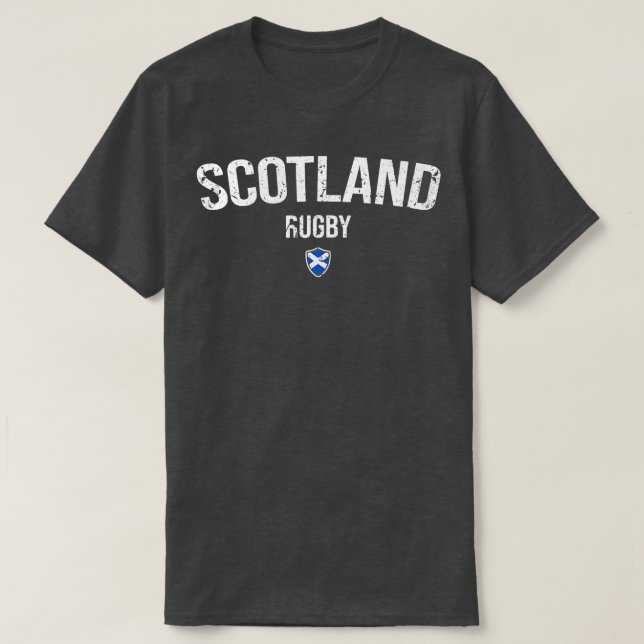 Scotland Rugby Six Nations Rugby Scotland Supporte T-Shirt (Design Front)