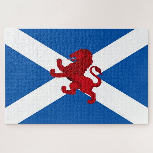 Scotland Saint Andrews flagRampant Lion 1014 Jigsaw Puzzle