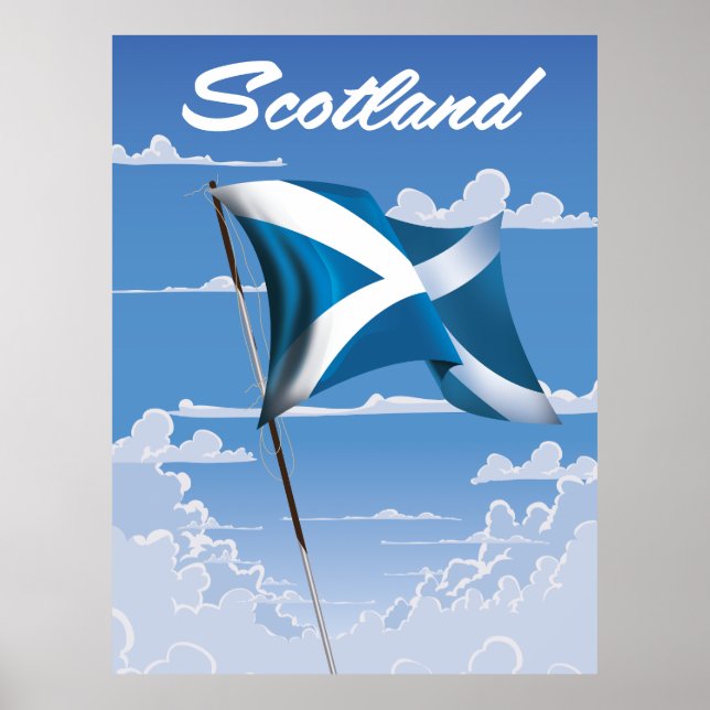 Scotland Saltire Poster (Front)