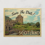 Scotland Save The Date Eilean Donan Castle Announcement Postcard