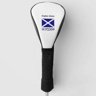 Scotland Scot St. Andrew's Cross Flag Personalized Golf Head Cover