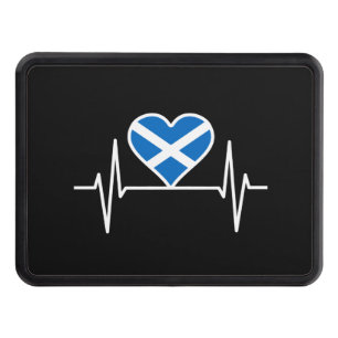 Scotland - Scotland Flag Heartbeat Hitch Cover